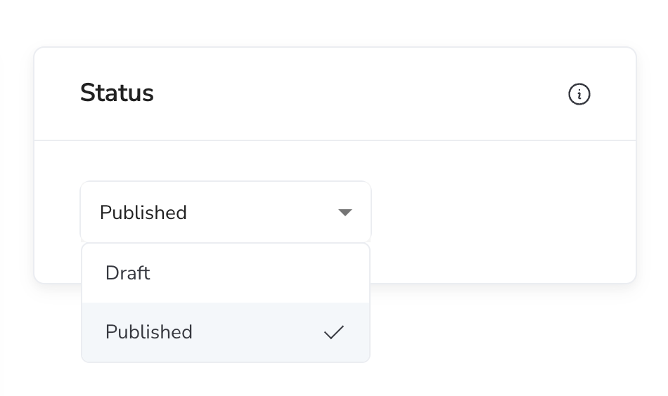 Lesson status select